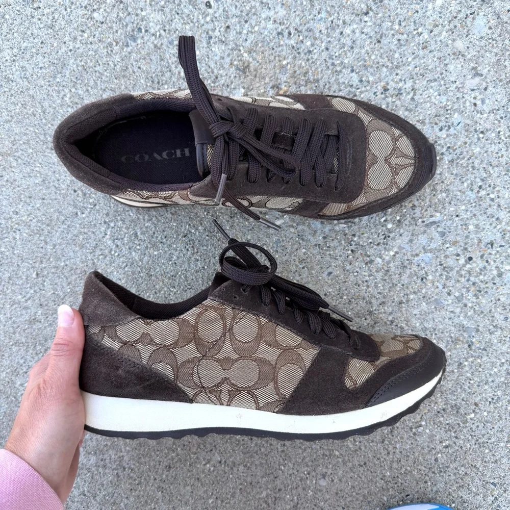 Coach Y2K Mason Signature Jacquard in Brown 38